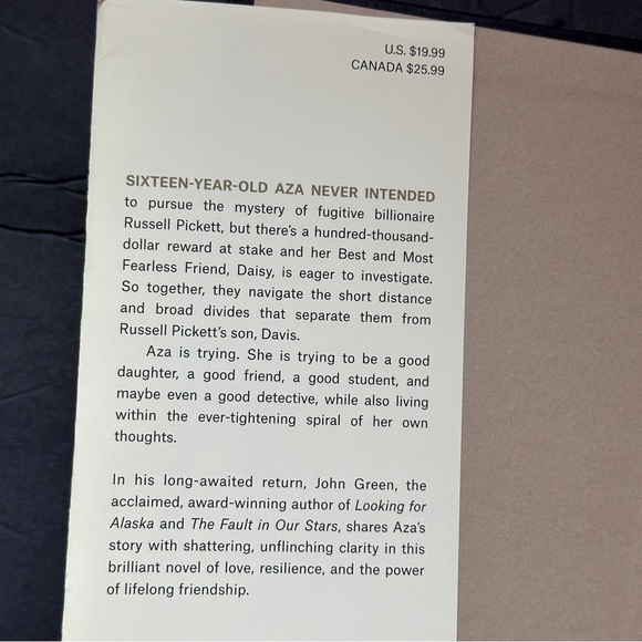 Turtles All The Way Down by John Green | Contemporary Fiction | Hardcover Book - Picture 3 of 9